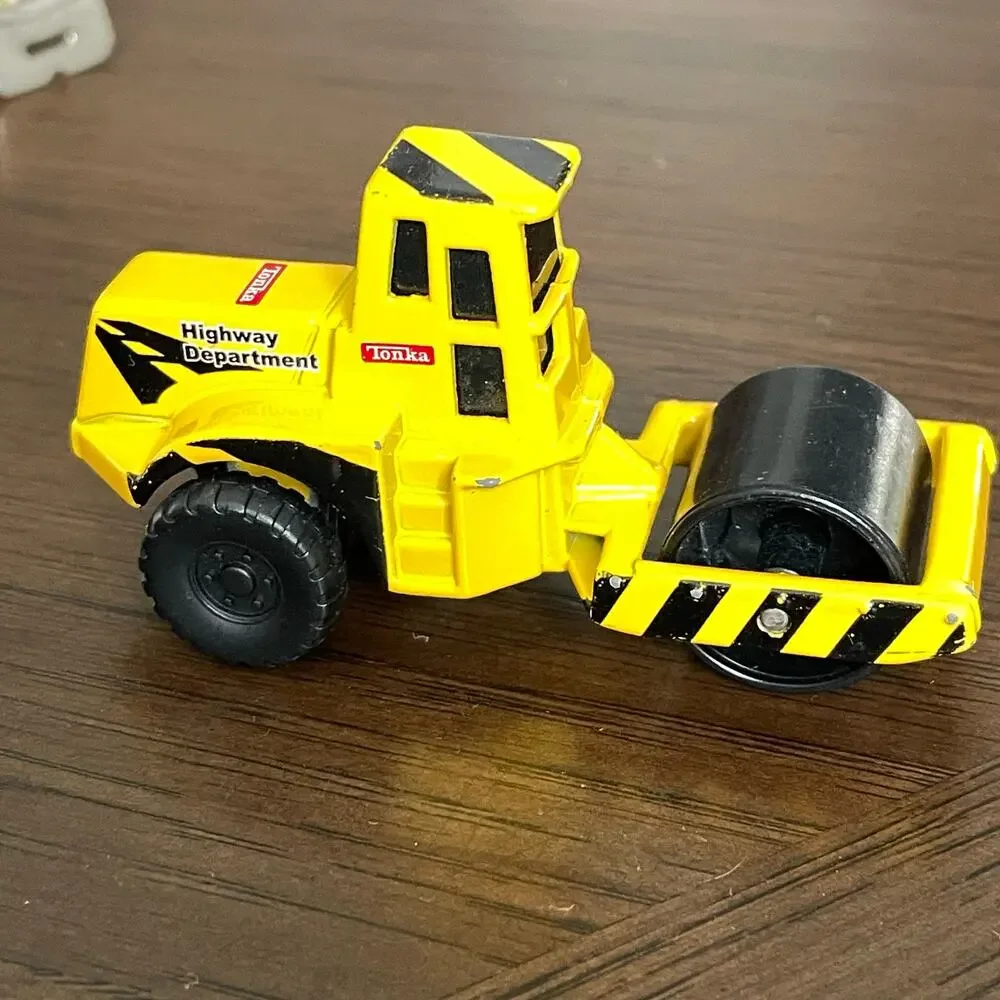 Maisto Tonka Road Crew Construction Equipment Lot Grader Forklift Roller FLAW